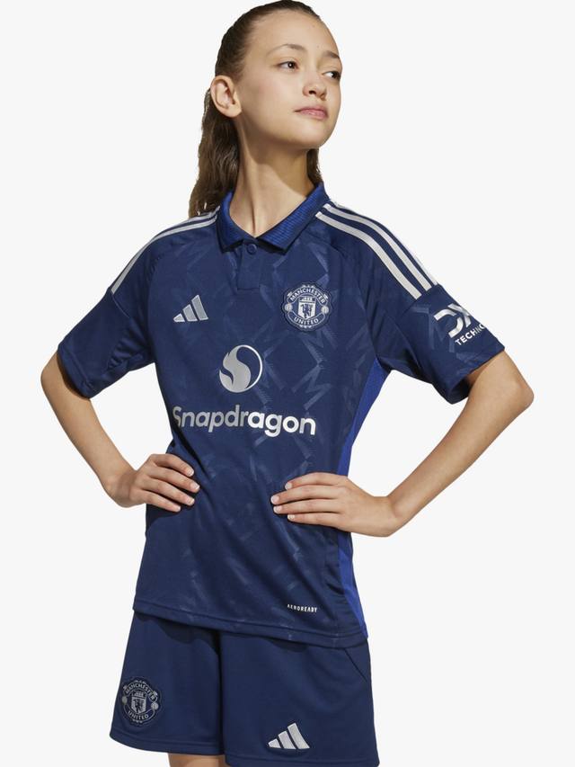 

Детская гостевая футболка Manchester United adidas, Night Indigo
