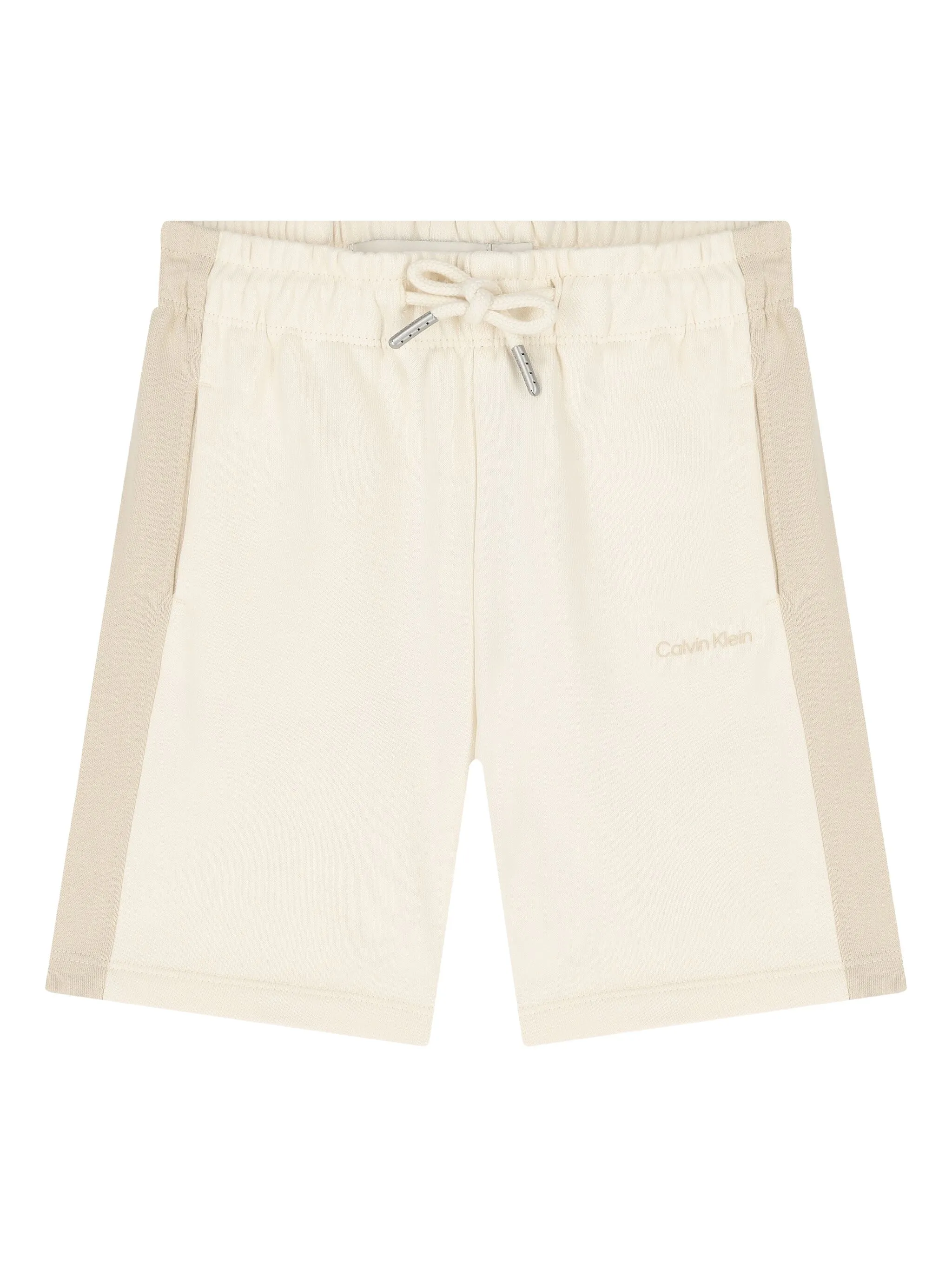 Хлопковые шорты Calvin Klein Kids, белый