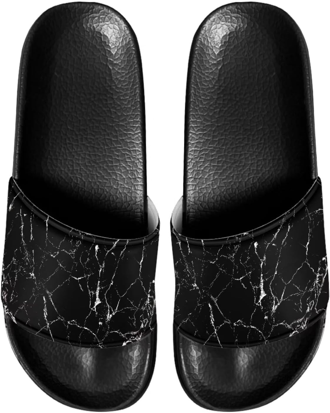 

Мужские шлепанцы Pillow House с ультра-амортизацией, нескользящие комфортные тапочки для душа, слипоны черные для спа, ванной, бассейна и спортзала Psesaysky