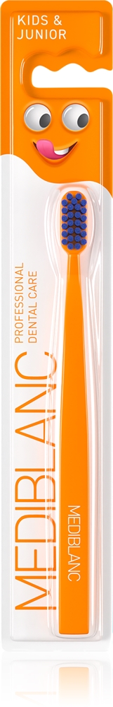 

Ультрамягкая зубная щетка для детей и подростков Mediblanc, orange