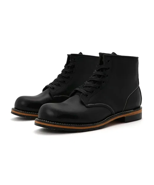 Ботинки рабочие из натуральной кожи DIAMOND STREET, Goodyear Welt, цвет тёмно-коричневый — фото 3