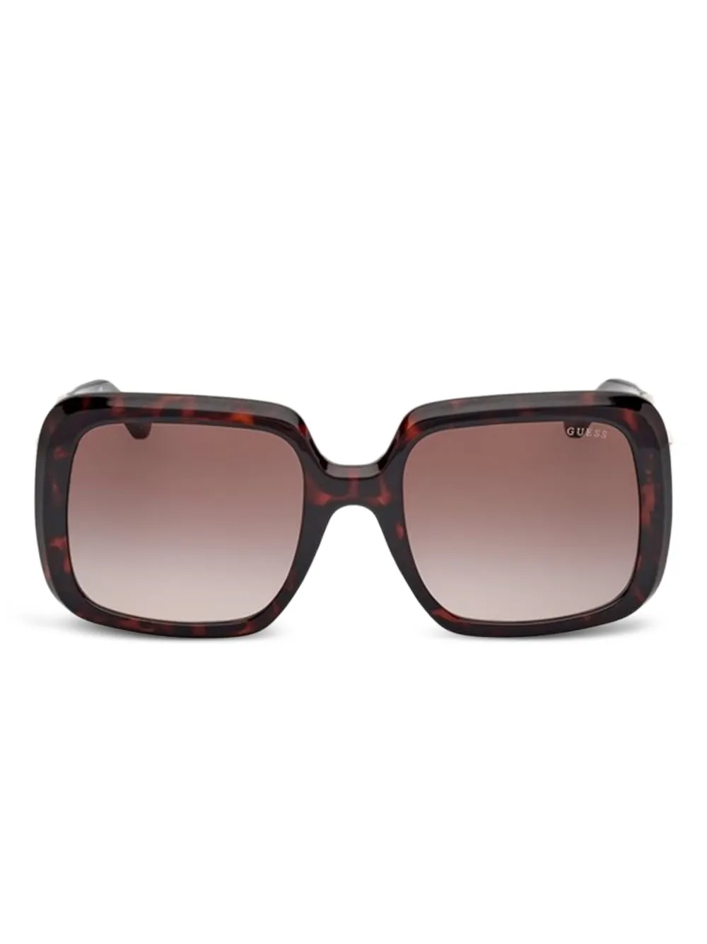 

Квадратные солнцезащитные очки с цепочкой GUESS EYEWEAR, коричневый