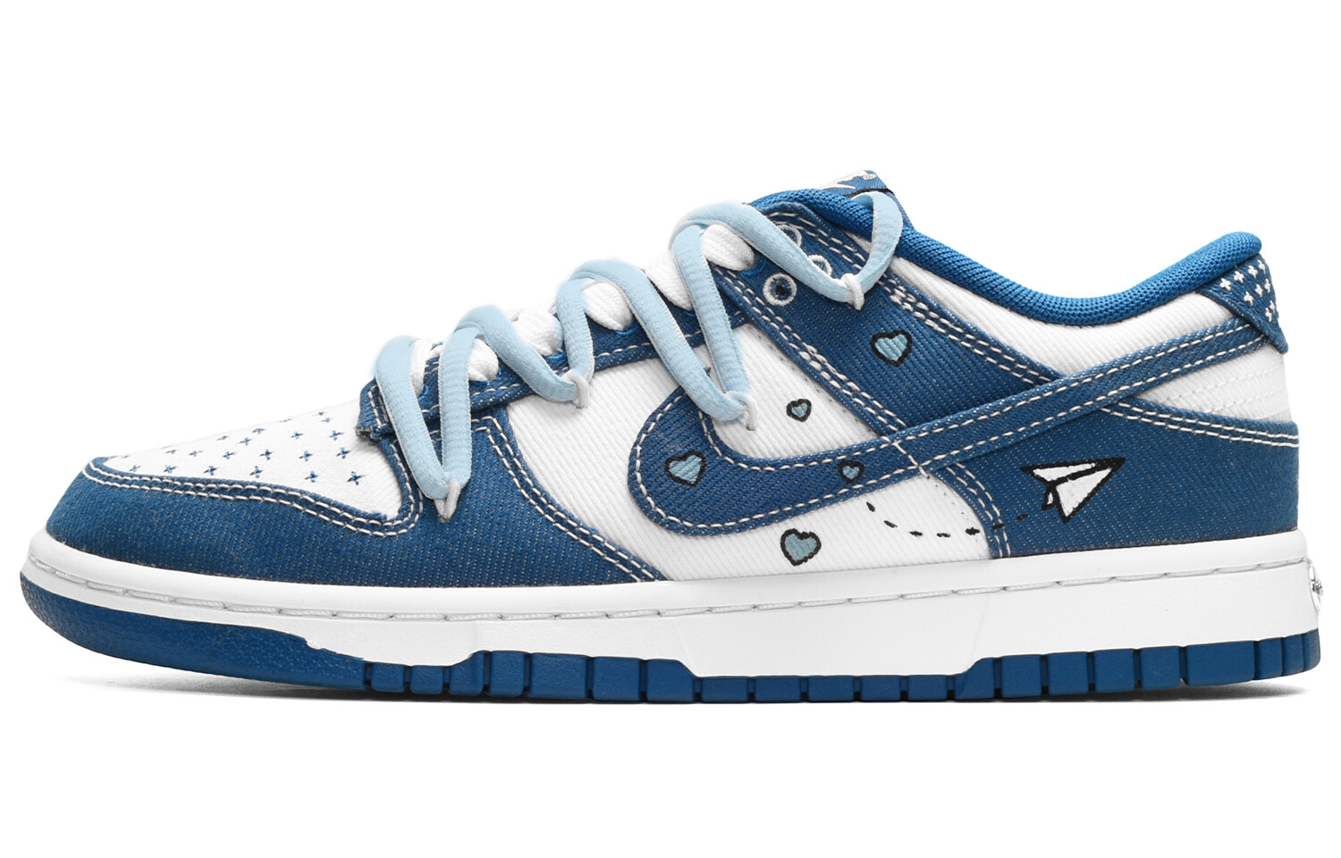 

Кроссовки Nike Dunk, синий/белый