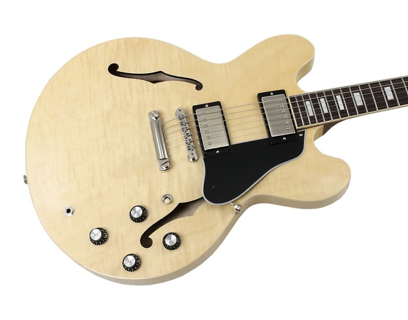 

Электрогитара Gibson ES-335 Figured Antique Natural Flame Top 2023