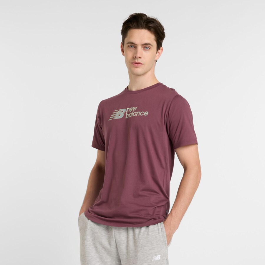 

Рубашка new balance Heathertech, цвет Berry