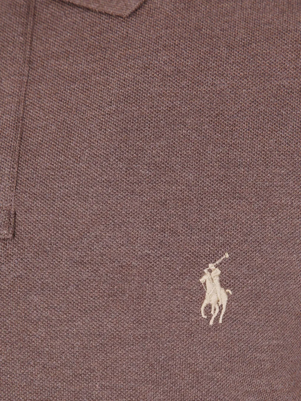 Рубашка поло с длинными рукавами Polo Ralph Lauren, коричневый — фото 3