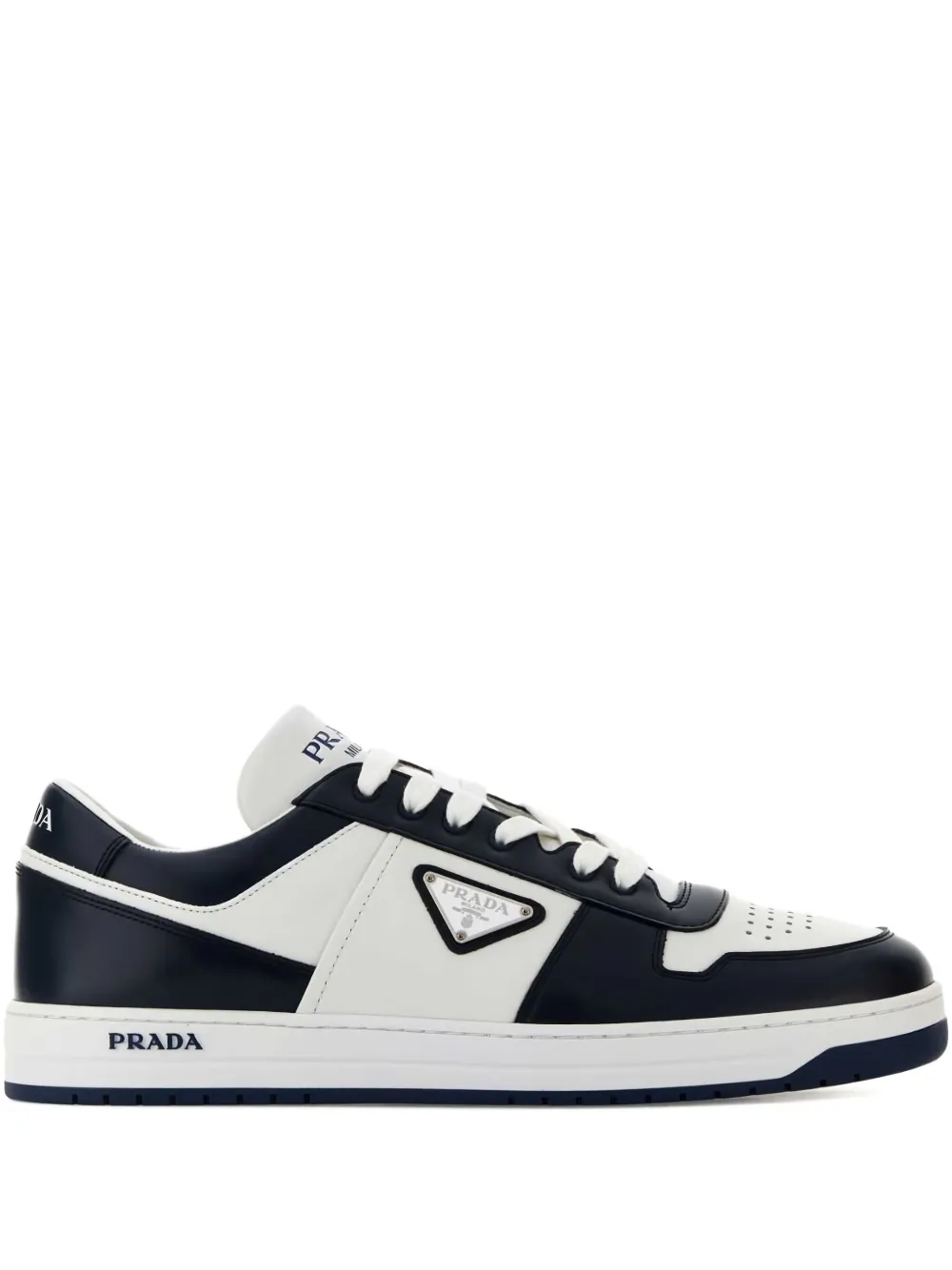 

Двухцветные кроссовки Downtown Prada, белый