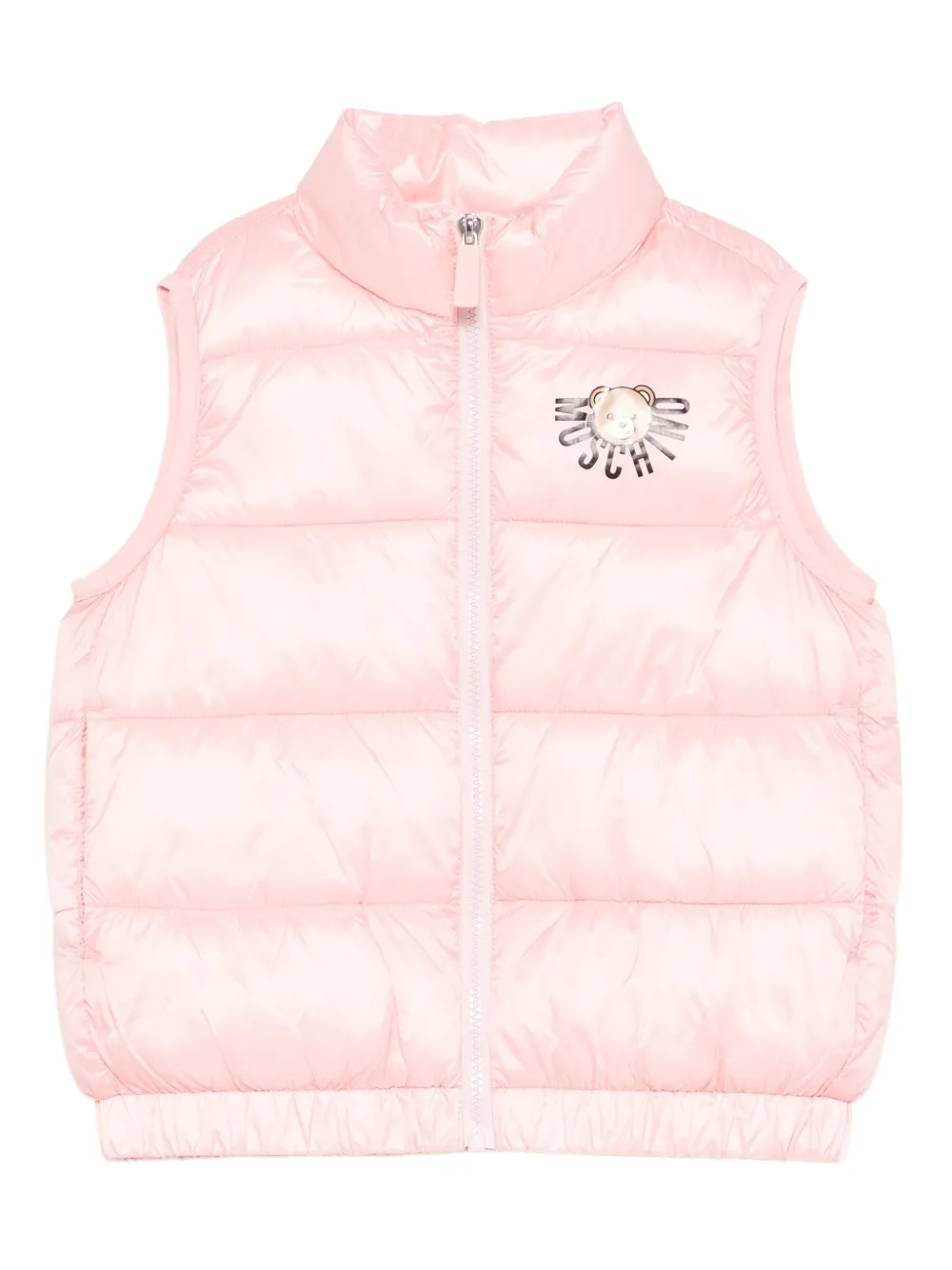

Жилет с логотипом Moschino Kids, розовый