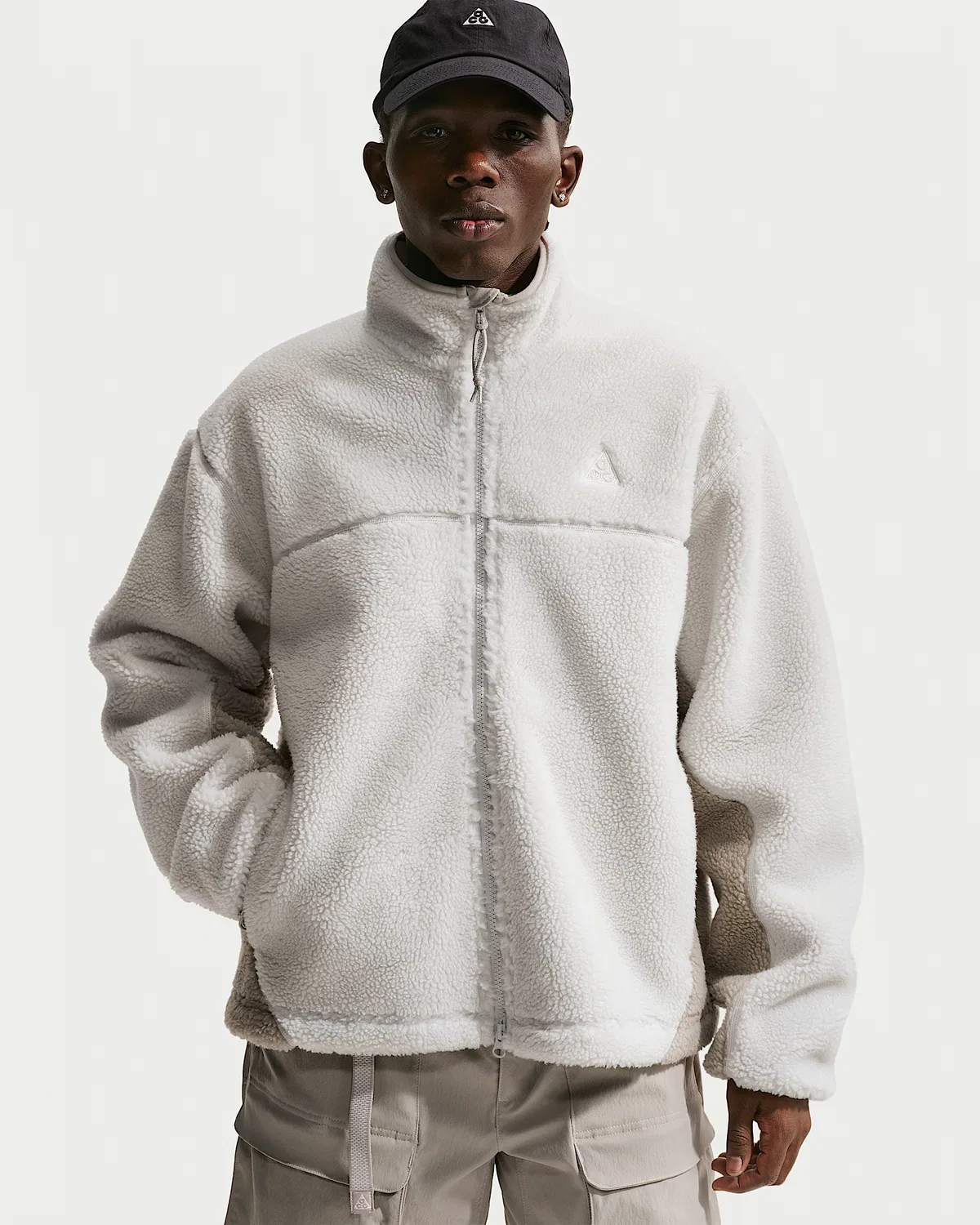 Мужская ветрозащитная куртка Nike ACG "Canwell Glacier" с технологией Therma-FIT ADV, Photon Dust/College Grey/Grey Fog/Summit White