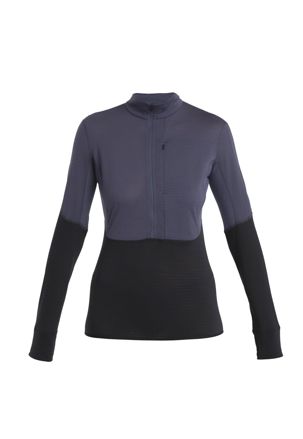 

Футболка с длинным рукавом NATURAL 200 MID WEIGHT REALFLEECE DESCENDER HALF ZIP Icebreaker, черный
