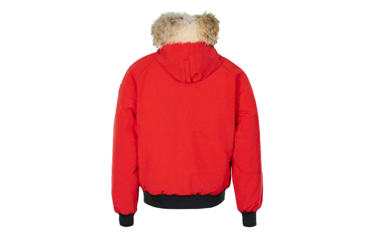 Куртка пуховая зимняя мужская красная Canada Goose — фото 3