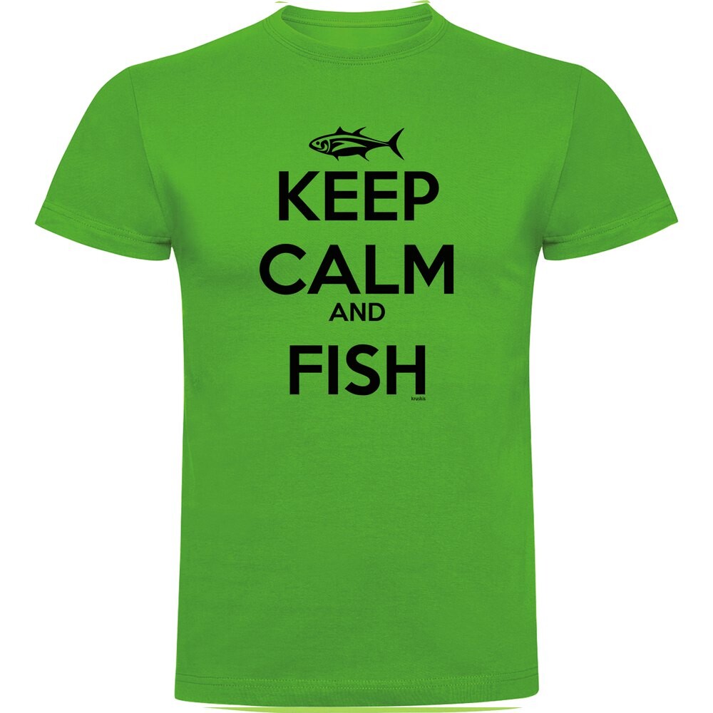 

Футболка Kruskis Keep Calm And Fish, зеленый
