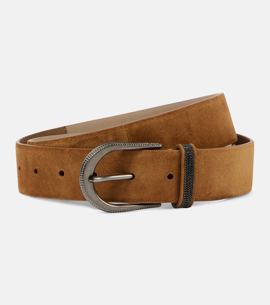 

Ремень из замши Monili Brunello Cucinelli, Syrup
