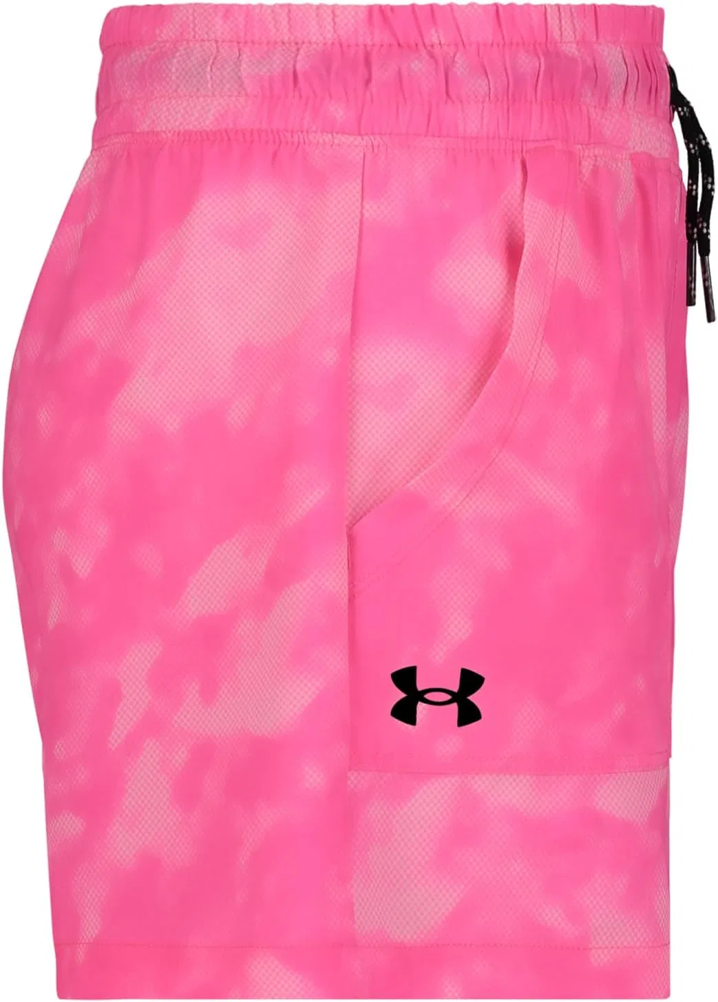Детские спортивные шорты Under Armour для девочек, изготовленные из влагоотводящей эластичной ткани, растягивающейся в четырех направлениях, из коллекции Outdoor, Aero Pink Hide — фото 3