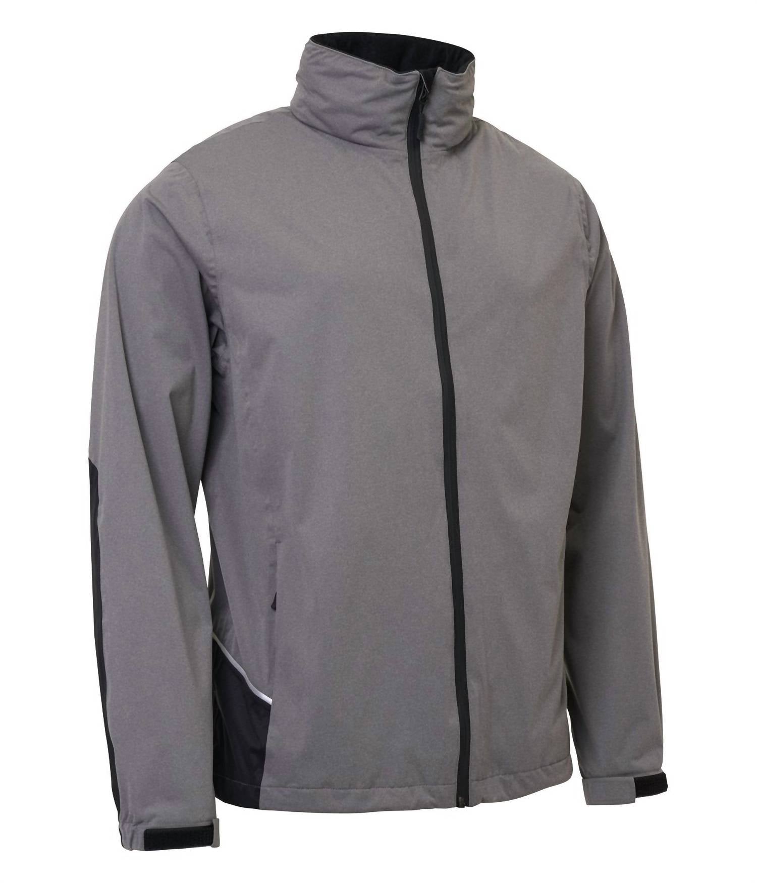 

Мужская куртка Swinley Rain Jacket в сером меланжевом цвете Abacus Sportswear US, цвет grey melange, Серый, Мужская куртка Swinley Rain Jacket в сером меланжевом цвете Abacus Sportswear US, цвет grey melange