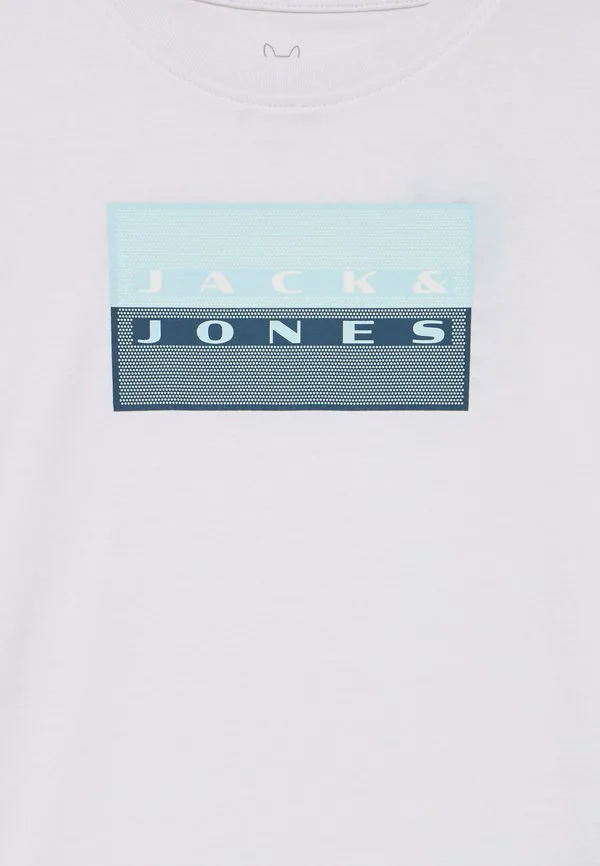 Футболка с принтом в виде точек jcofusion Jack & Jones Junior, Bright White — фото 3