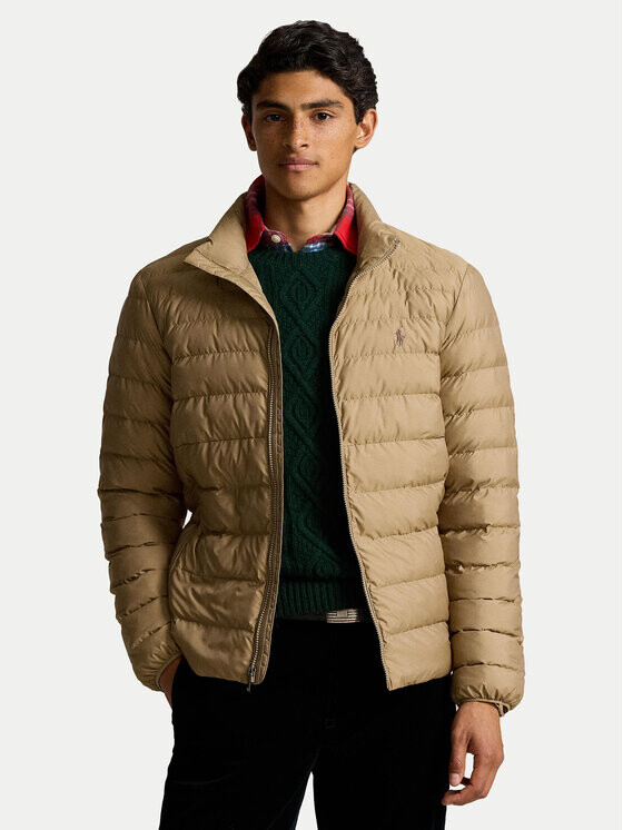 

Пуховик стандартного кроя Polo Ralph Lauren, бежевый