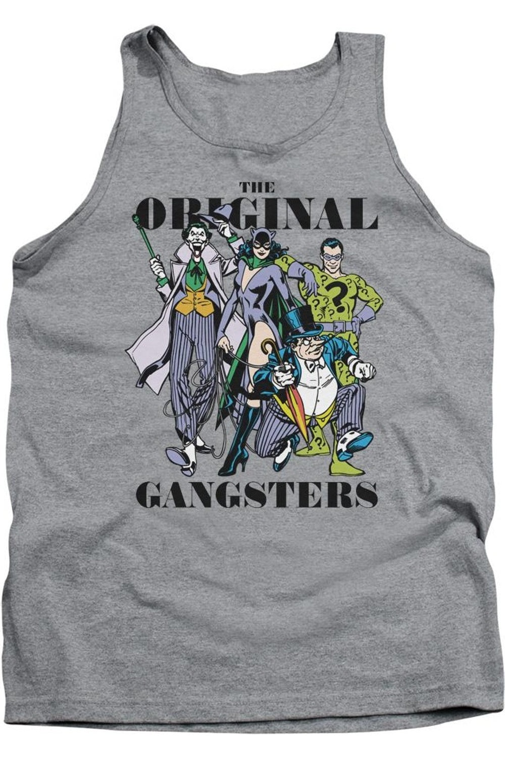 

Майка для взрослых DC Comics Original Gangsters Gildan, цвет athletic heather