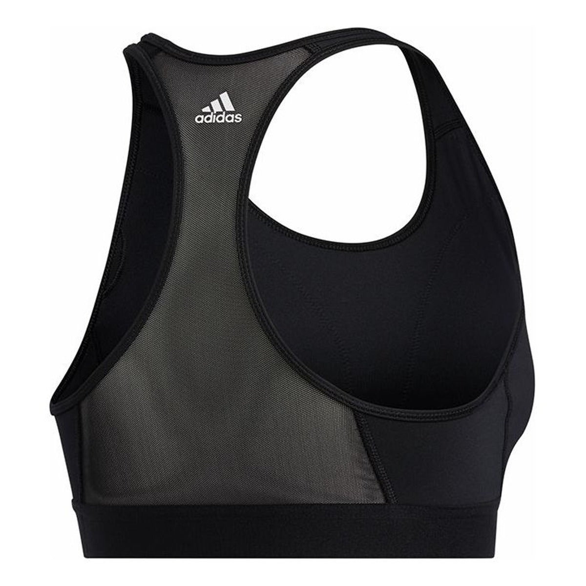 Топ (WMNS) adidas DRST ASK P 3-Stripe 'Black White' — фото 2