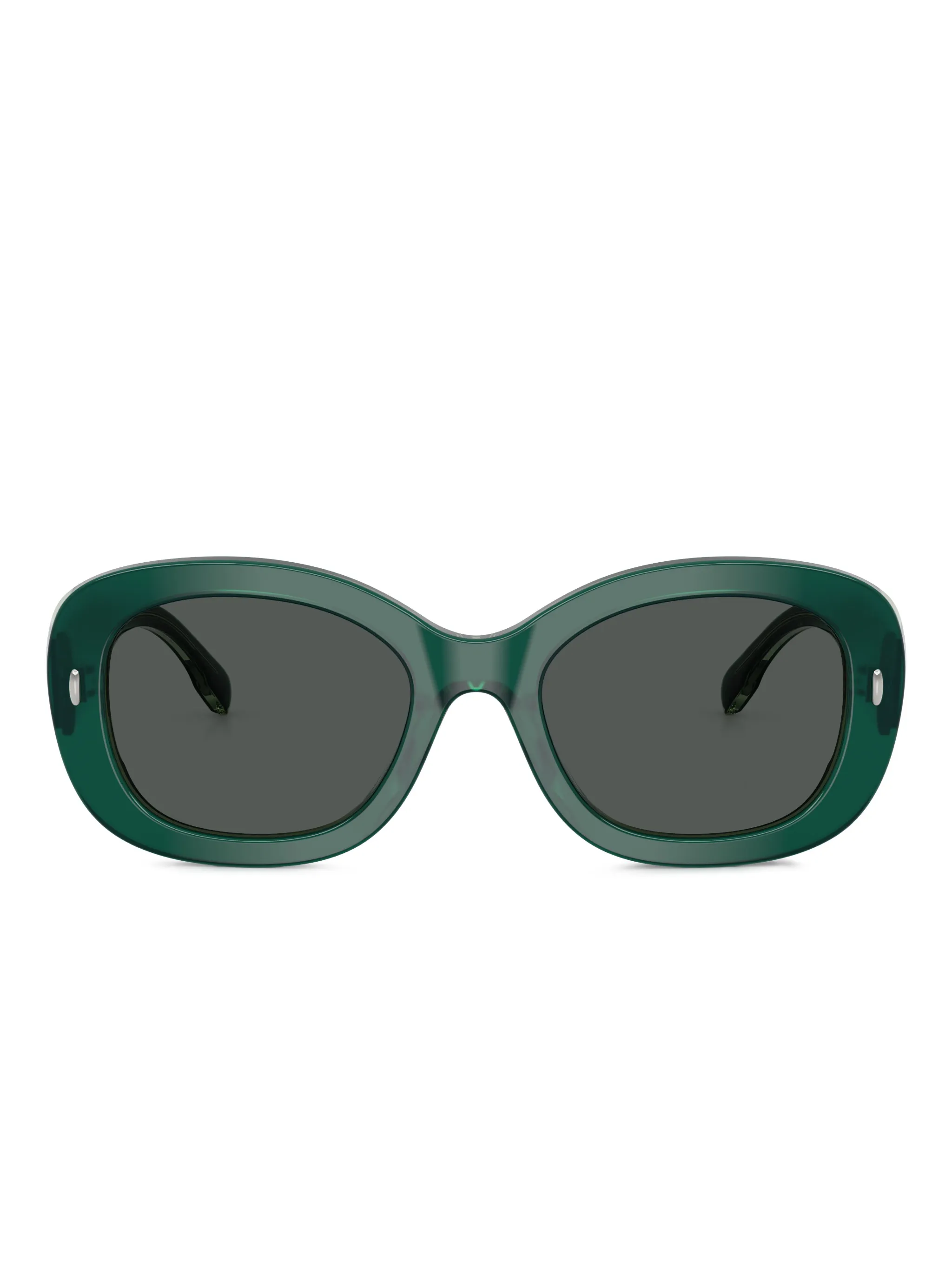 

Солнцезащитные очки в овальной оправе Tory Burch, зеленый