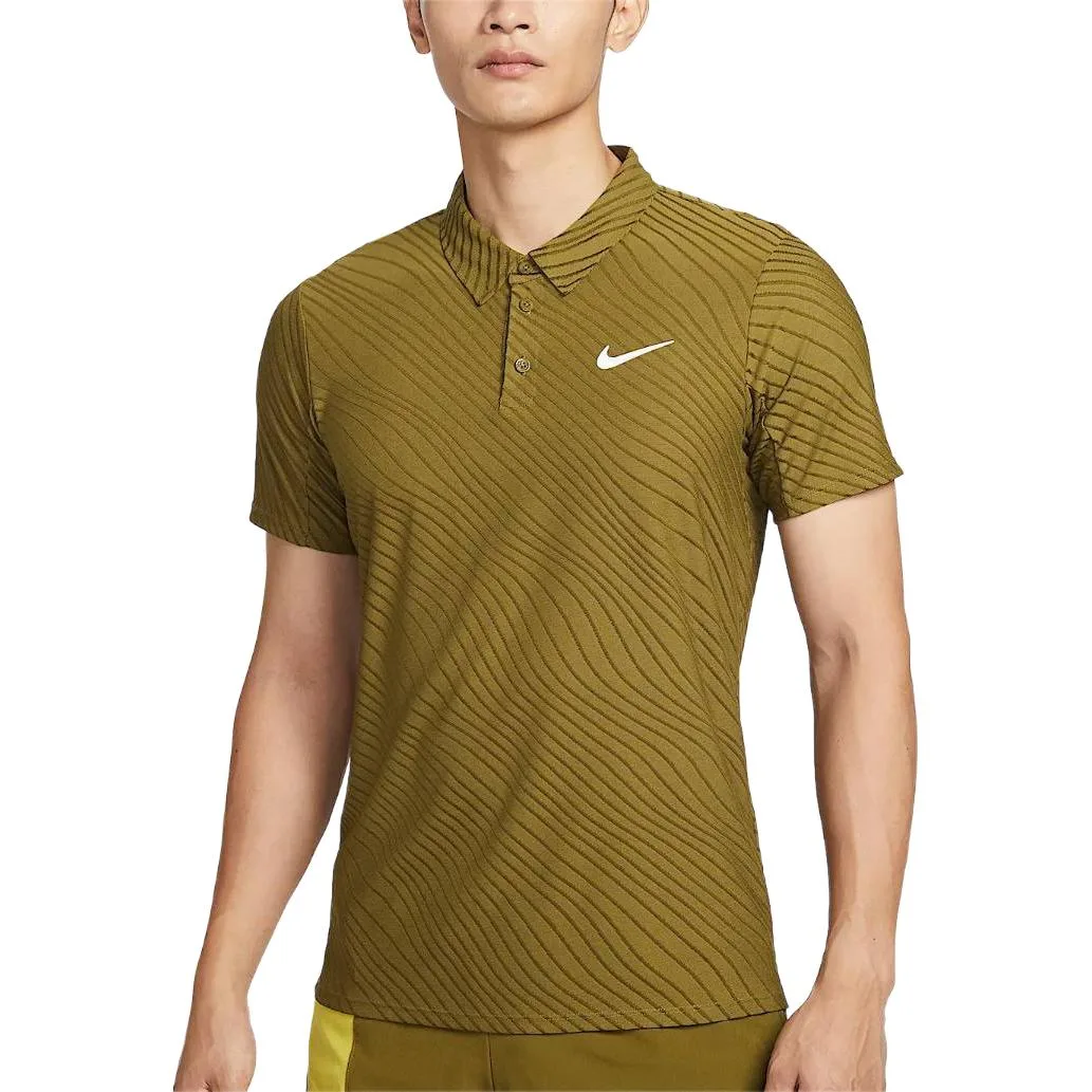 Футболка мужская SLAM Quick Dry Nike, Anti-Aircraft Gun Olive Green/Anti-Aircraft Gun Olive Green/White