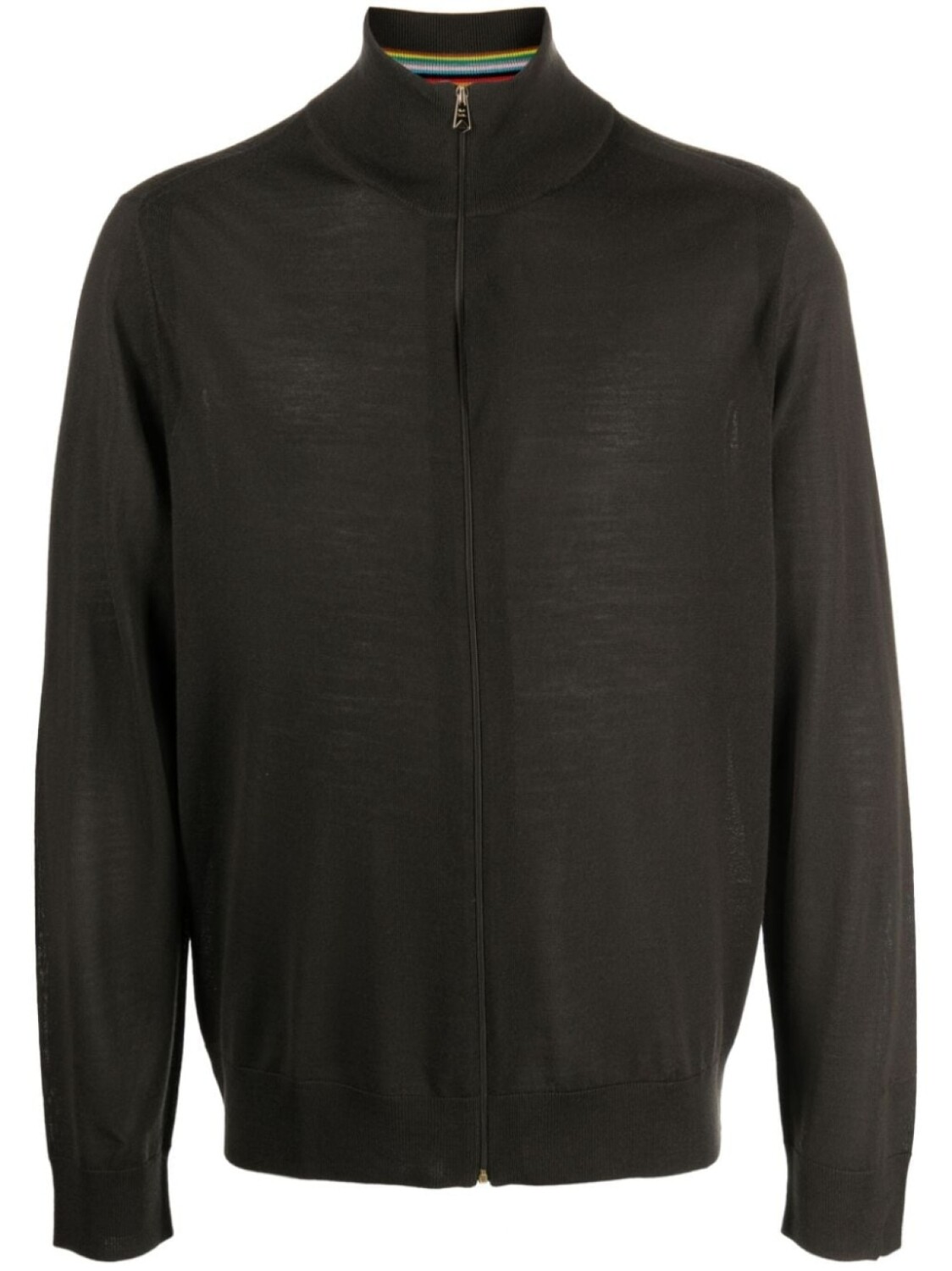 

Кардиган из шерсти мериноса на молнии Paul Smith, зеленый