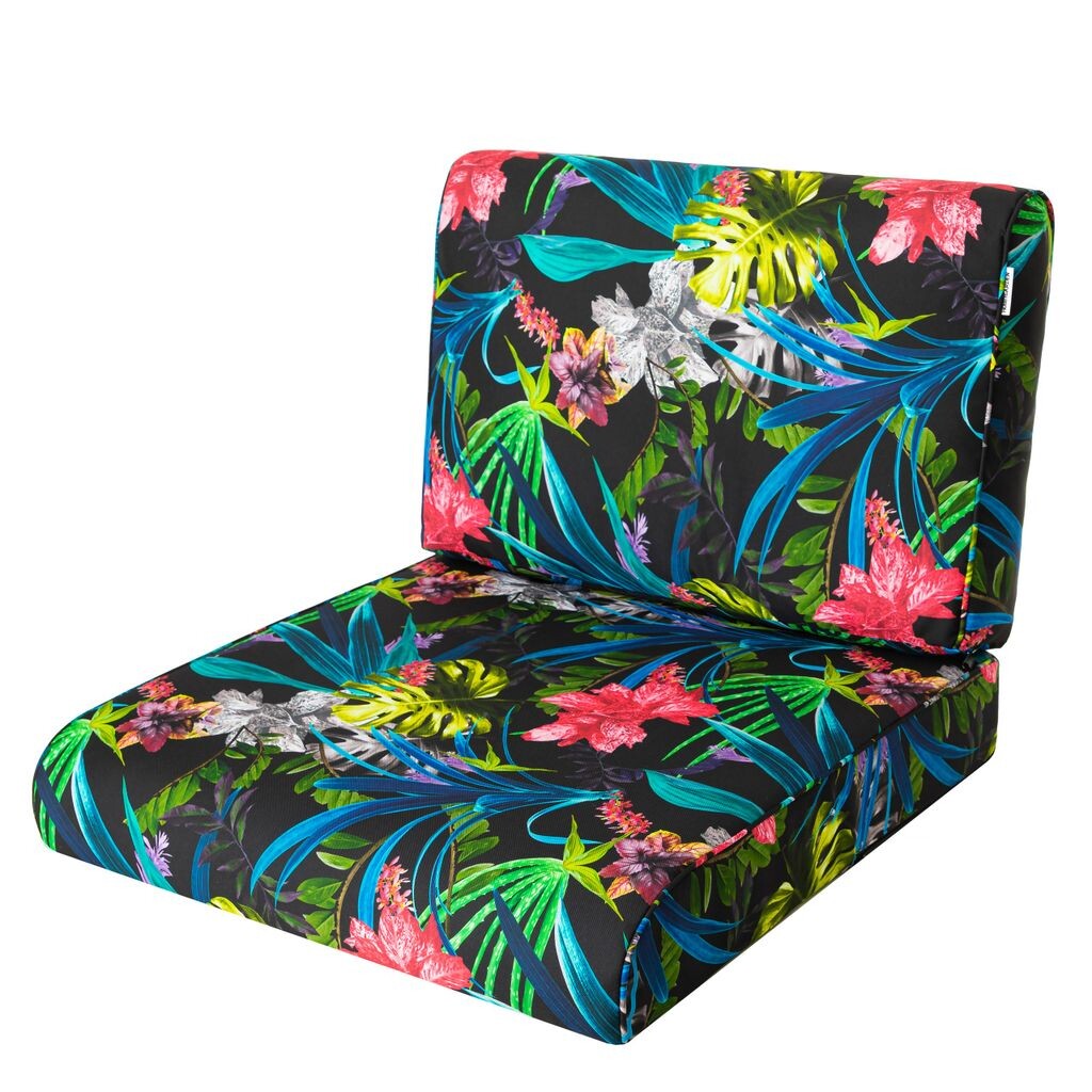 

PillowPrim, подушка на стул, подушка для стула из ротанга, садовая, подушка, подушка для поддона, подушка для сиденья, мебель из ротанга, разноцветные листья, 60 х 60 см Stanis³aw Jurga, синий