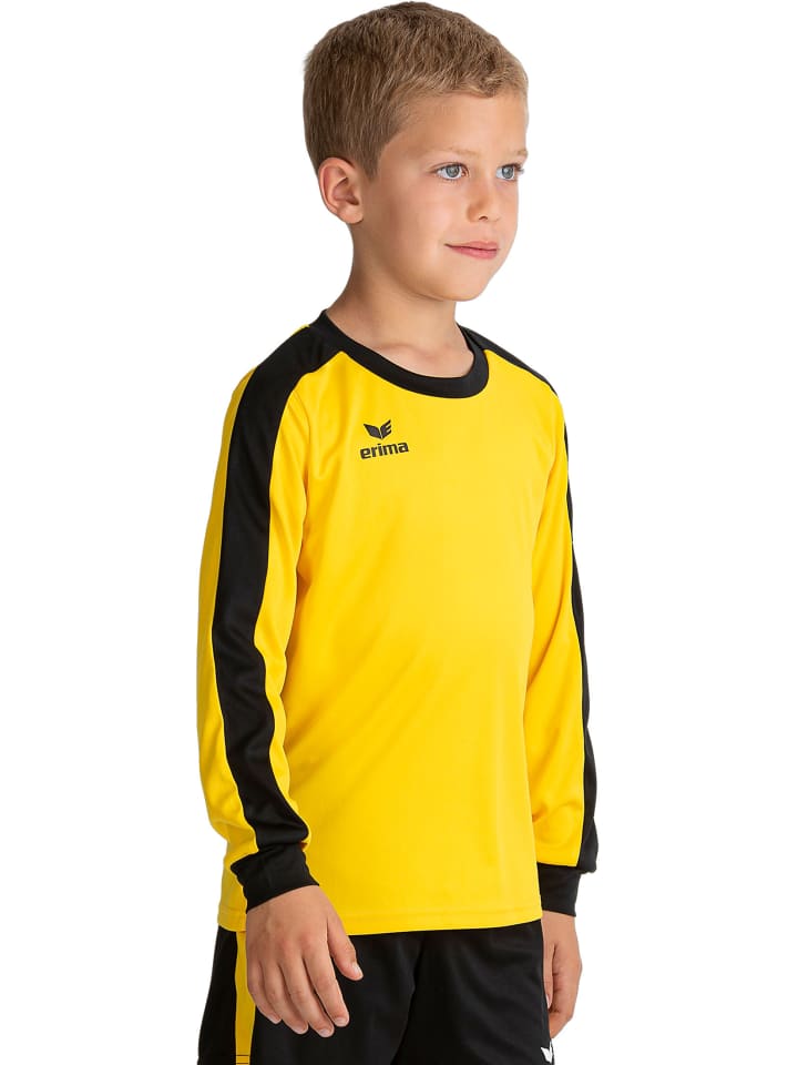 

Детская футболка Retro Star с длинными рукавами желто-черного цвета erima, Черный, Детская футболка Retro Star с длинными рукавами желто-черного цвета erima