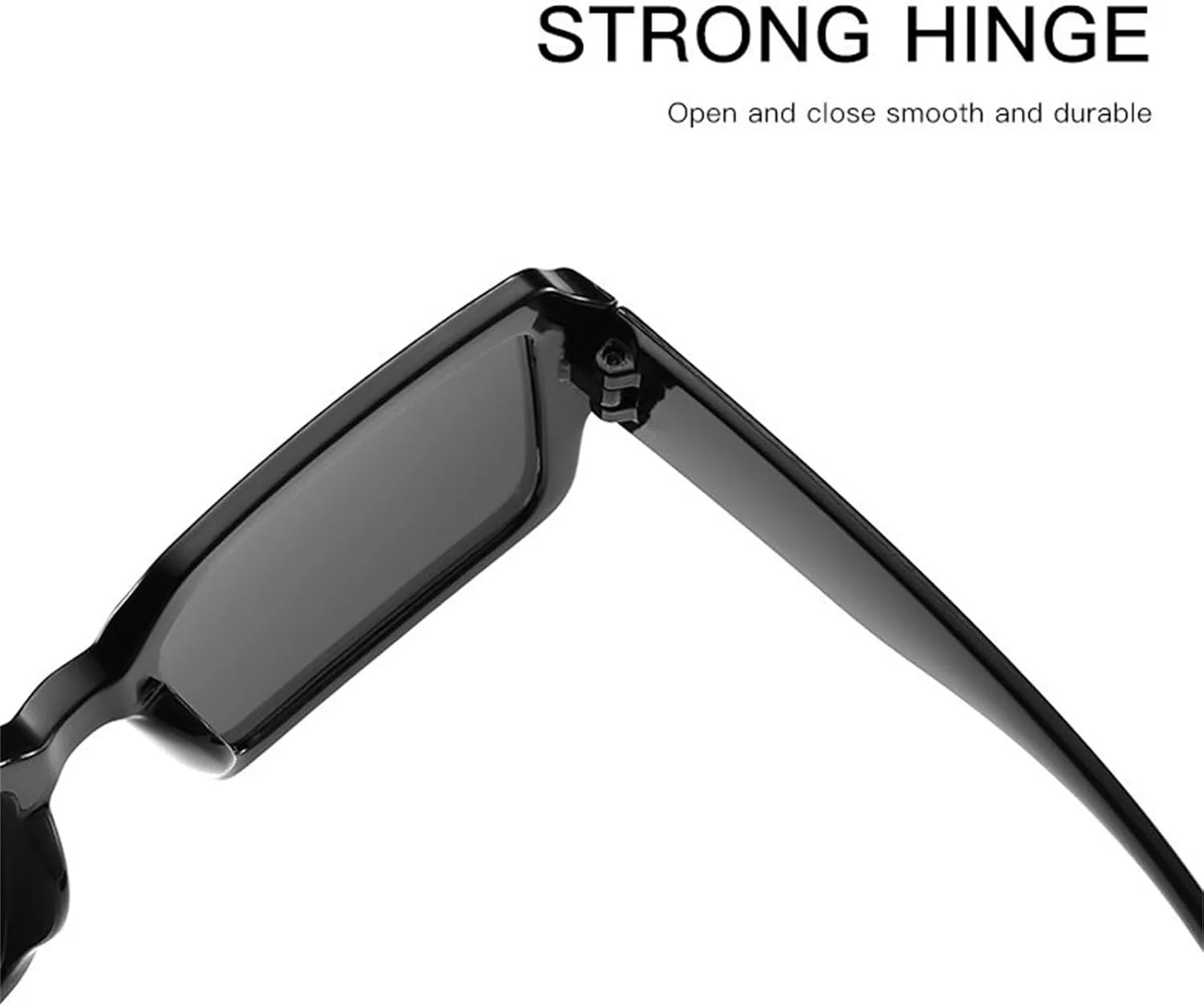 

Винтажные квадратные солнцезащитные очки Helena для мужчин и женщин. Модная массивная прямоугольная оправа с заклепками. Черные очки с защитой от УФ-излучения, C1