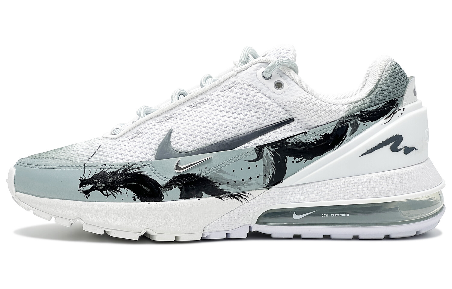 

Кроссовки Nike Air Max Pulse Lifestyle Shoes Men Low-top White/gray/green/black, белый