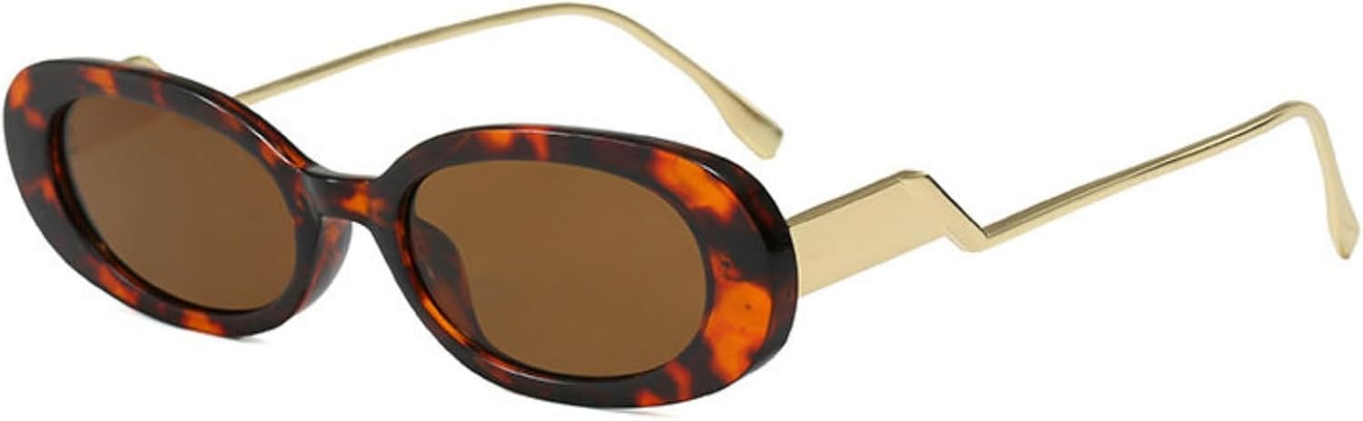 

Солнцезащитные очки Willochra в маленькой овальной оправе для женщин, в стиле панк Y2K, черные, для мужчин, модные, роскошные, винтажные, с защитой от УФ-излучения UV400, C5