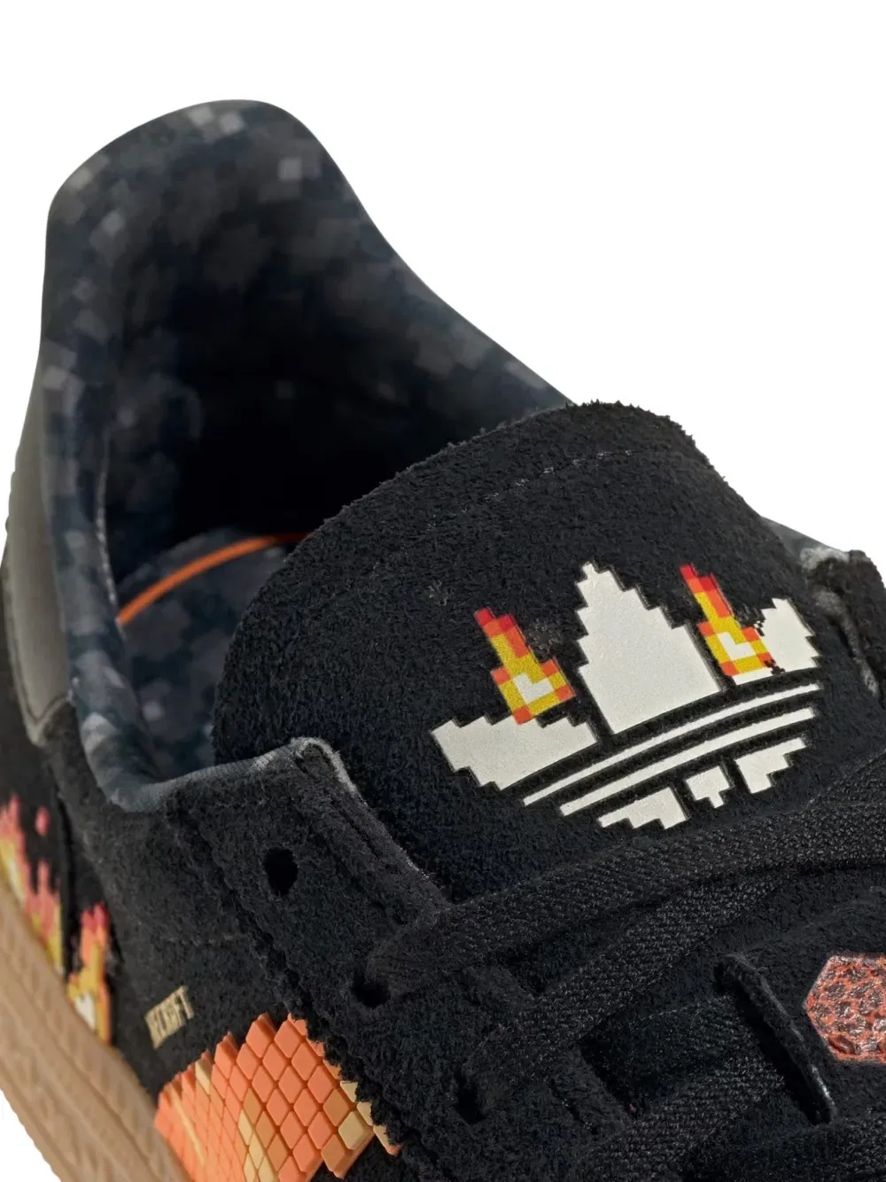 Специальные кроссовки Minecraft для гандбола Adidas Kids, черный — фото 2