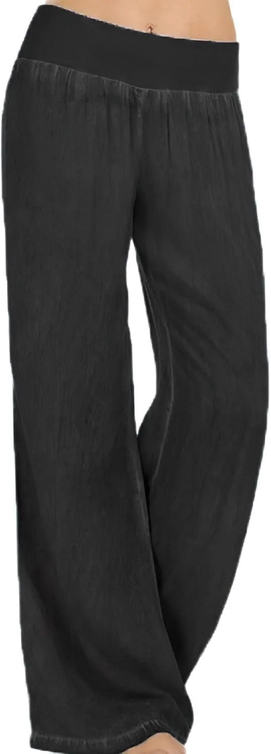 

Akivide женские повседневные свободные широкие брюки