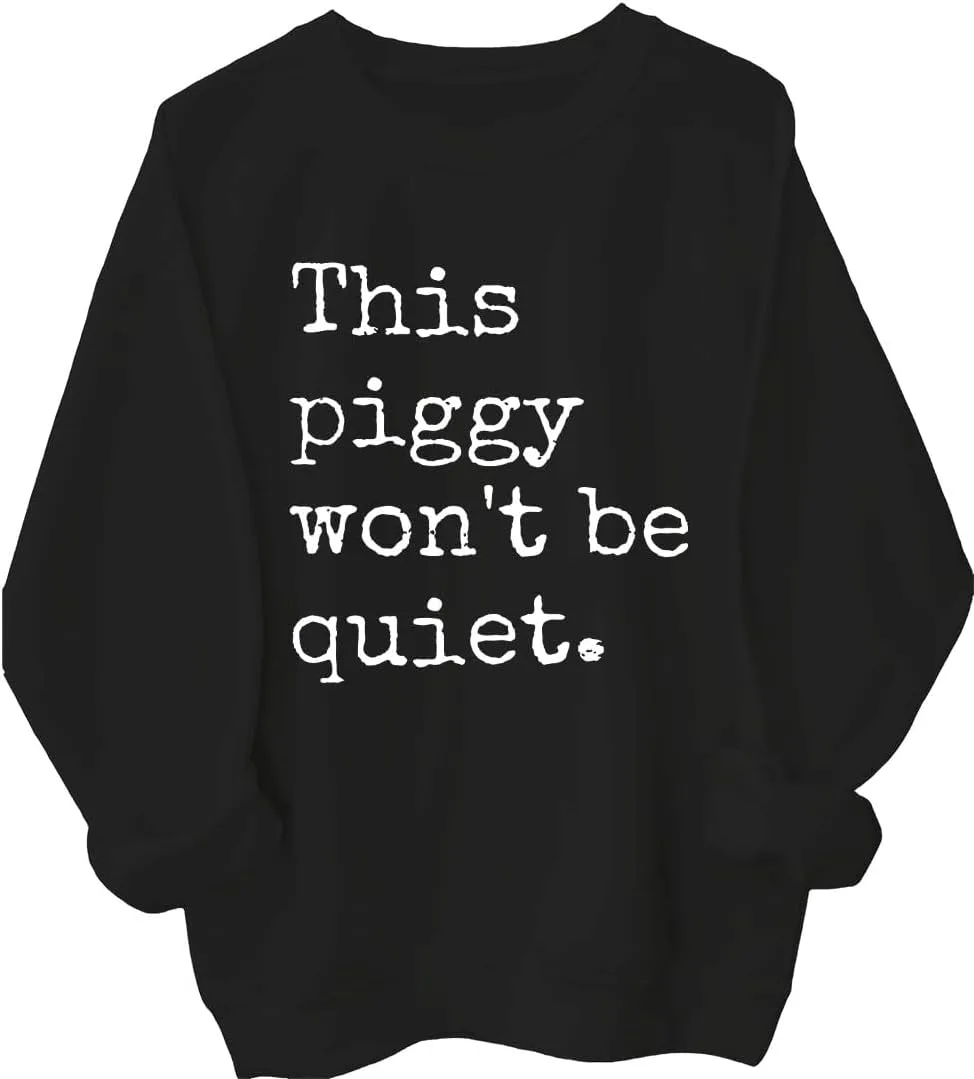 

Толстовка This Piggy Won't Be Quiet MQZUO