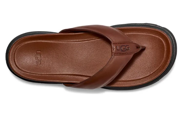UGG Сандалии Capitola Flip цвета коньяк — фото 4