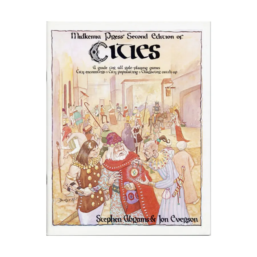 

Cities (2nd Edition), Fantasy Supplements (Midkemia Press), мягкая обложка