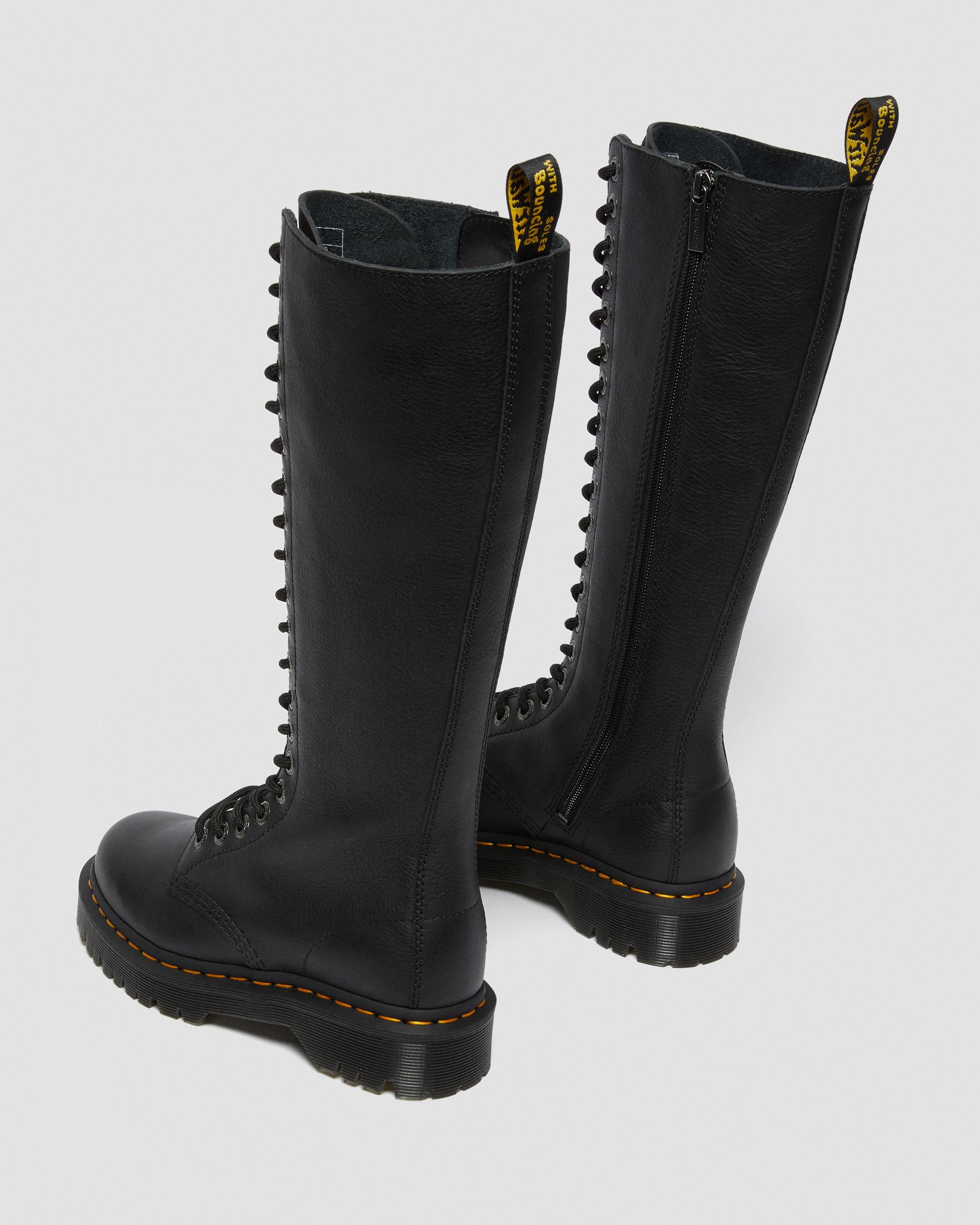 Сапоги до колена кожаные Dr. Martens 1B60 Bex Pisa, черный
