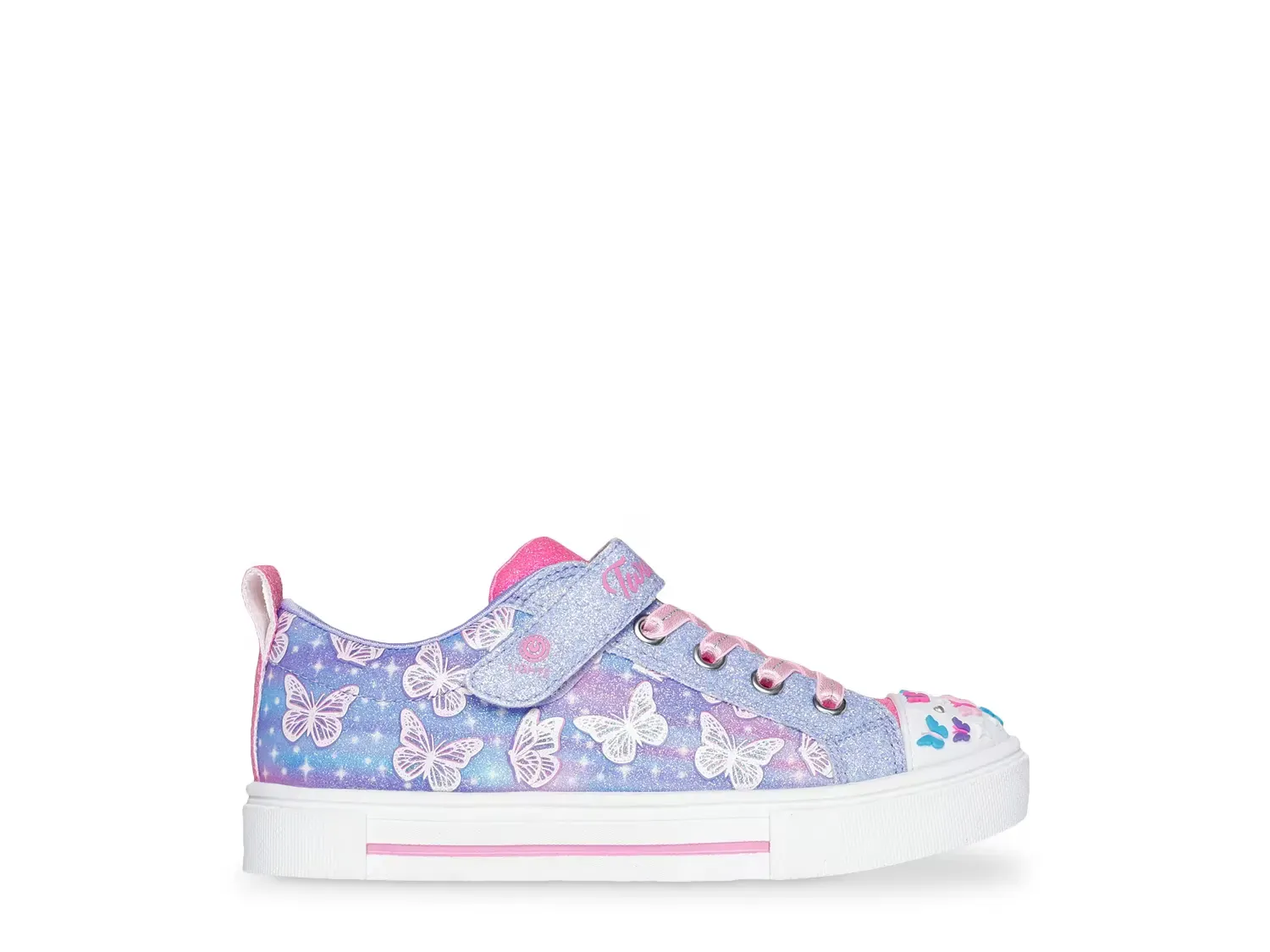 Twinkle Sparks Ombre Flutter Кроссовки Skechers, Purple — фото 3