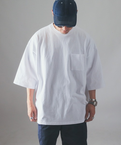 

Футболка, силуэт оверсайз, с карманом Goodwear, белый