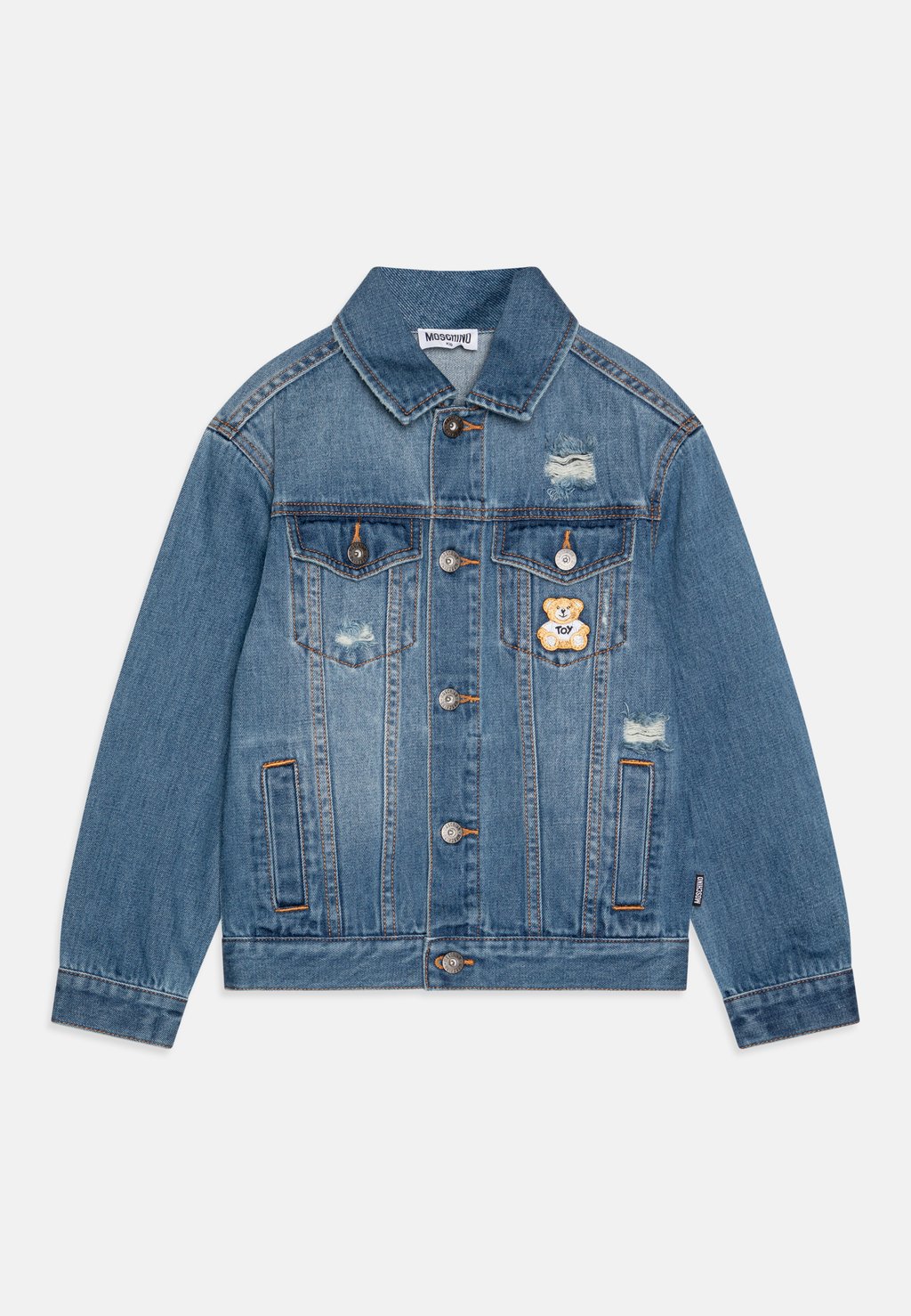 

Джинсовая куртка UNISEX MOSCHINO, синий деним