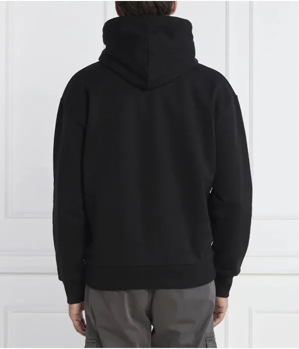 Толстовка с вышитой эмблемой regular fit Calvin Klein, черный — фото 4