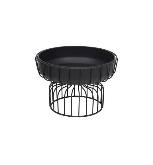 

Сервировочный поднос Ambia Home, 20 см, черный