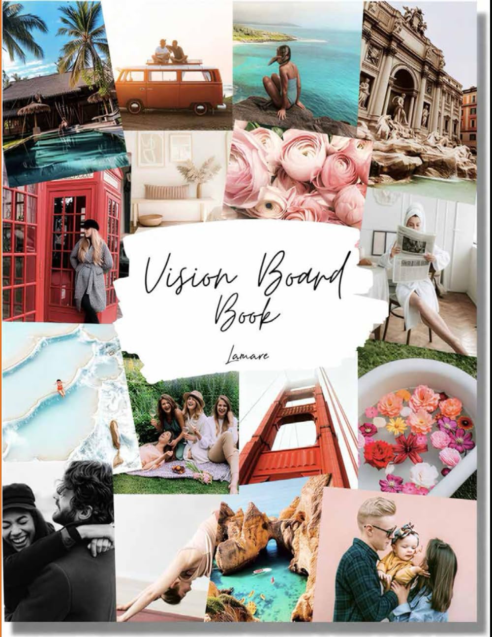 

Lamare Vision Board Book - 100+ Aesthetic Vision Board Images & Motivational Quotes, Vision Board Supplies, Vision Board Kit, Collage Book for ... & Goal Setting (Norwegian Bokmal Edition) (Independently published)
