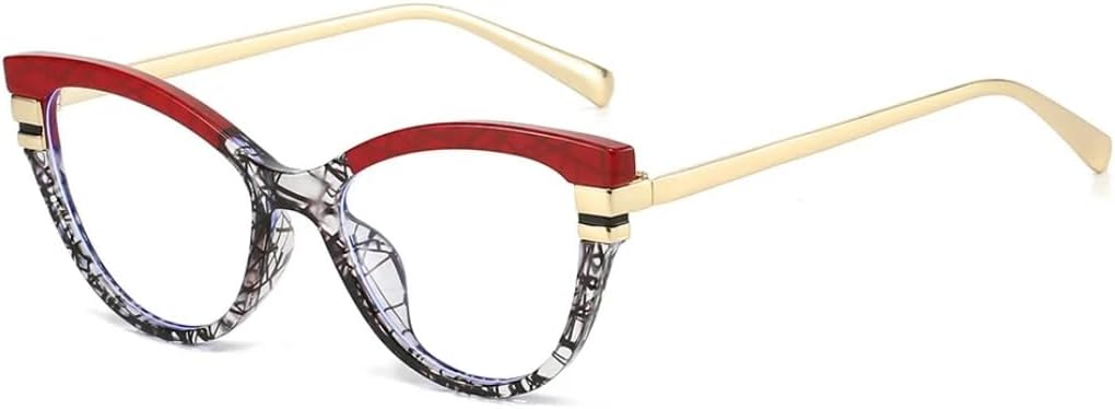 

Солнцезащитные очки для мужчин и женщин - защита UV400 - леопардовый принт "кошачий глаз", легкая оправа для занятий спортом на открытом воздухе и вождения DSVIGF, Red Grey