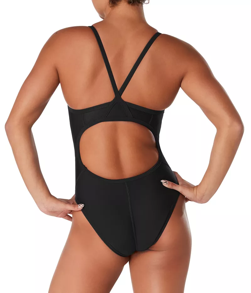 Женские эко-однотонные кроссовки Speedo с функцией Flyback, черный — фото 3