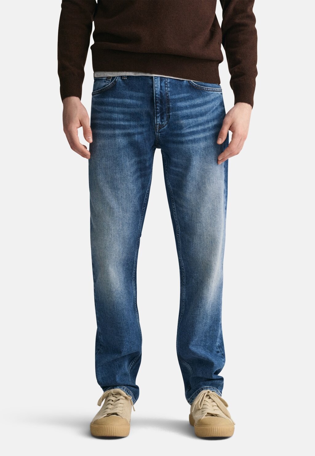 

Джинсы прямого кроя SLIM JEANS GANT, цвет Destroyed Denim