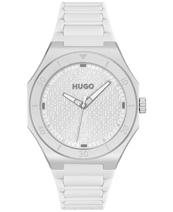 

Мужские часы Grail Light Quartz White Silicone, 42 мм Hugo Boss