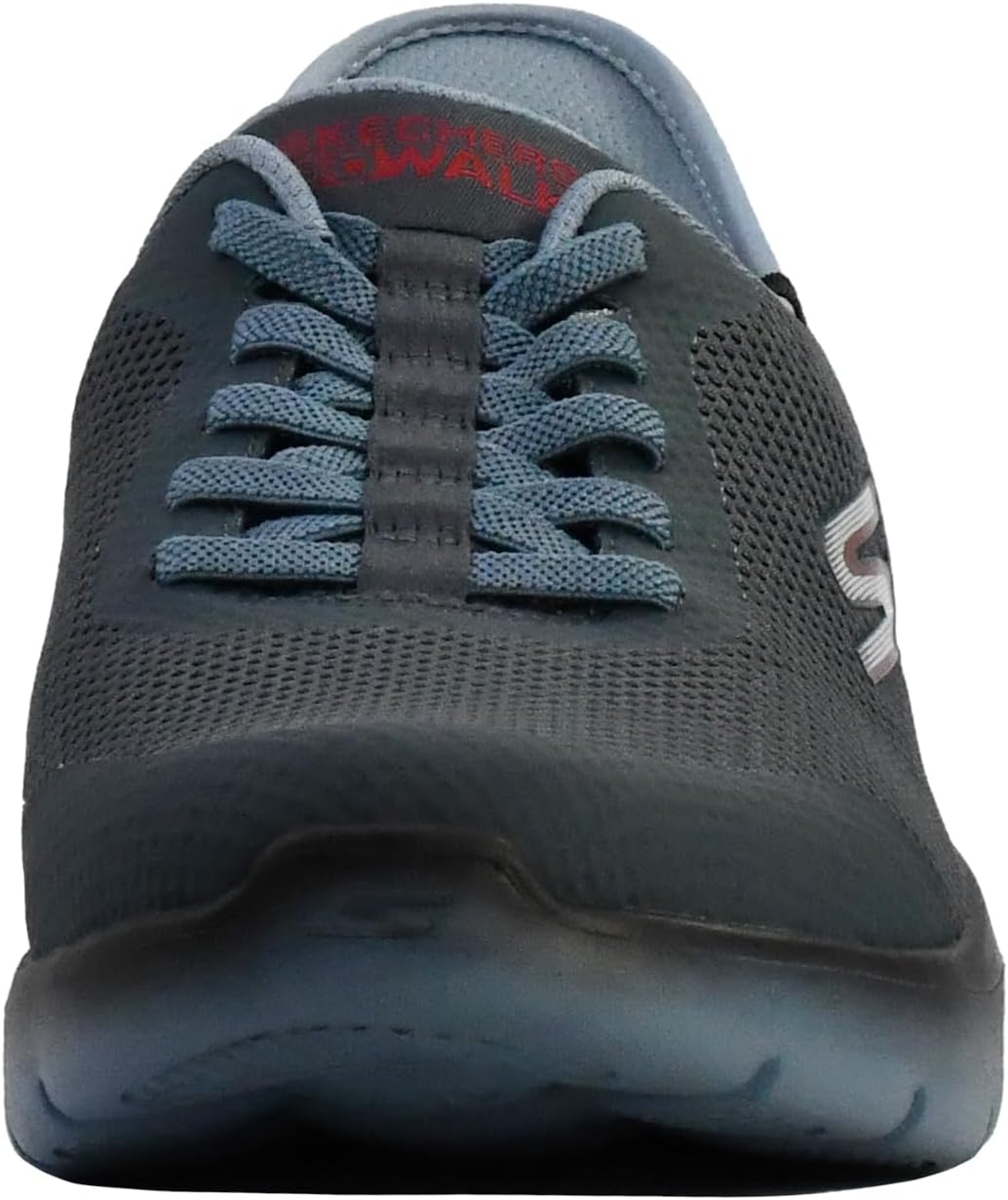 Мужские кроссовки Skechers Go Walk Flex без застежек для ходьбы, Slate — фото 2