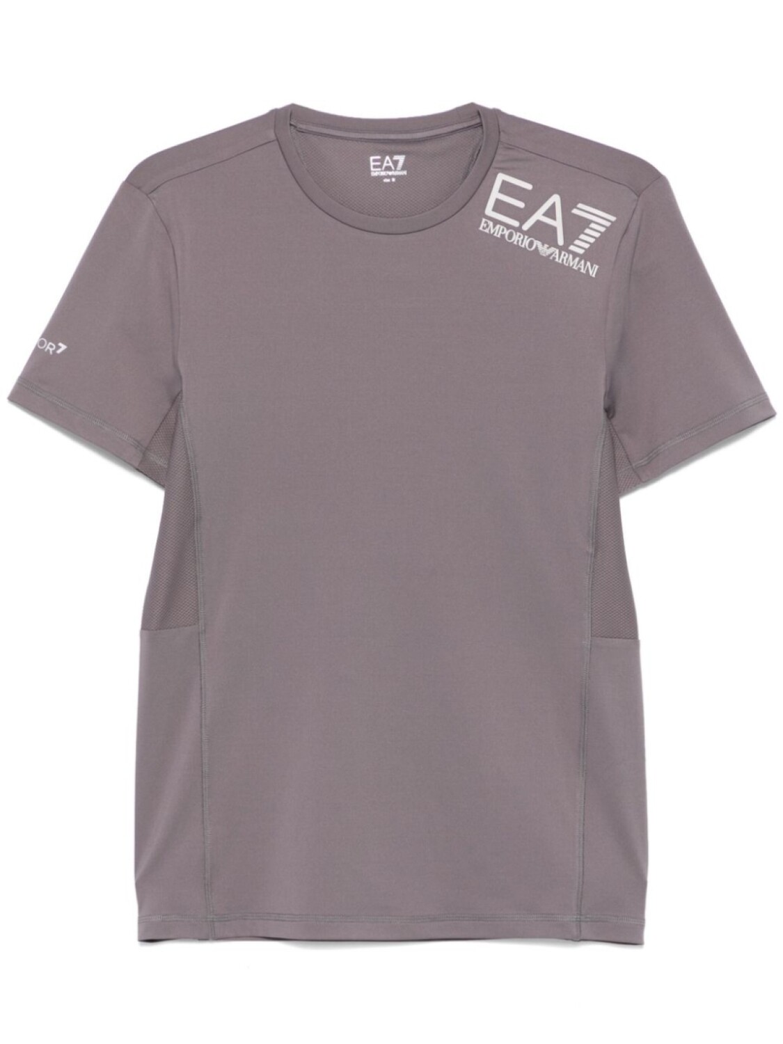 

Футболка с рельефным логотипом Ea7 Emporio Armani, серый