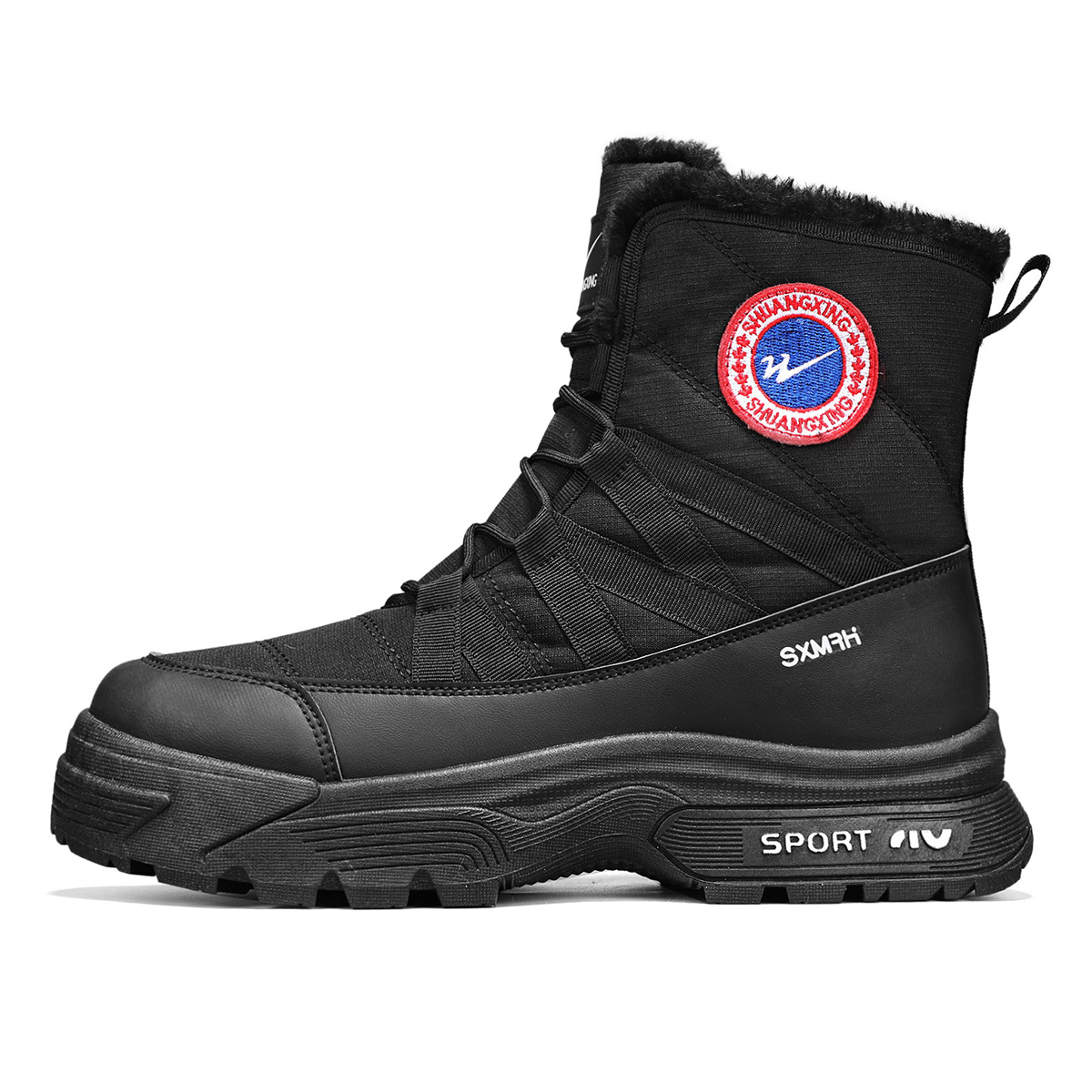 

Binary Высокие зимние сапоги Martin Boot, мужские, черные